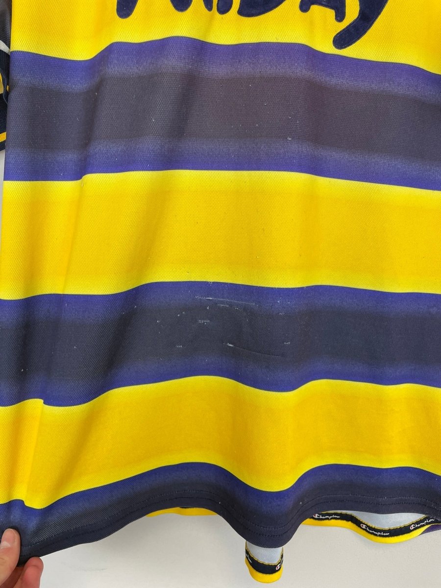 2000/01 PARMA 3 HOME SHIRT (XL) CHAMPION - Cult Kits - XL - Buy Vintage Football Shirts, Authentic Retro Football Shirts For Sale, Classic Football Shirts & Soccer Jersey