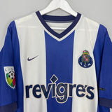 Shop 2000/01 PORTO HOME SHIRT (L) NIKE, classic football shirts, vintage football shirts & retro soccer jerseys at Cult Kits