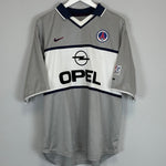 Shop 2000/01 PSG AWAY SHIRT (XL) NIKE, classic football shirts, vintage football shirts & retro soccer jerseys at Cult Kits