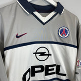 Shop 2000/01 PSG AWAY SHIRT (XL) NIKE, classic football shirts, vintage football shirts & retro soccer jerseys at Cult Kits