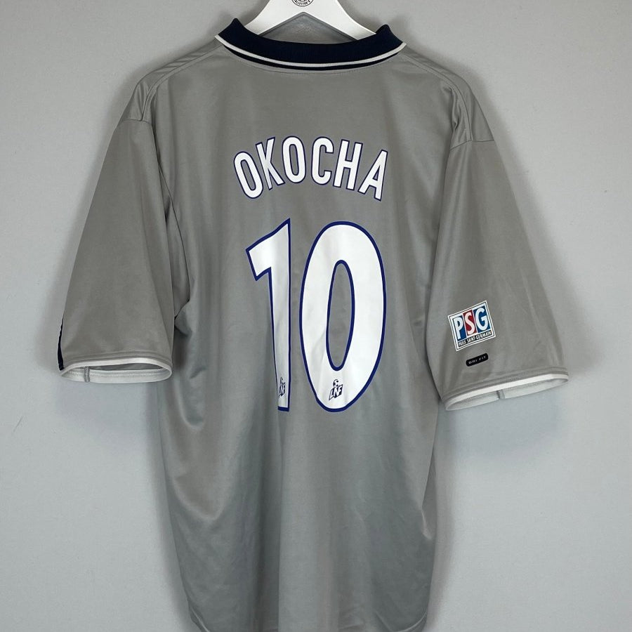 2000/01 PSG OKOCHA 10 AWAY SHIRT (L) NIKE - Cult Kits - Large - Buy Vintage Football Shirts, Authentic Retro Football Shirts For Sale, Classic Football Shirts & Soccer Jersey