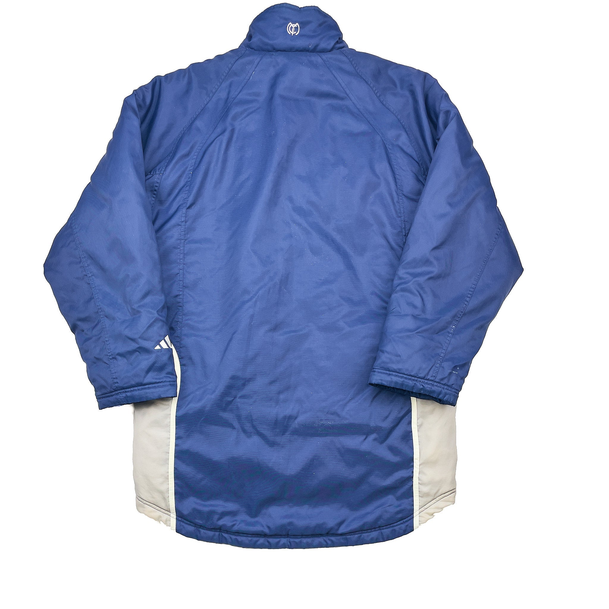 Buy 2000/01 Real Madrid Bench Coat (L) Adidas ~ Free worldwide shipping available ~ Authentic Vintage Football Shirts from Cult Kits
