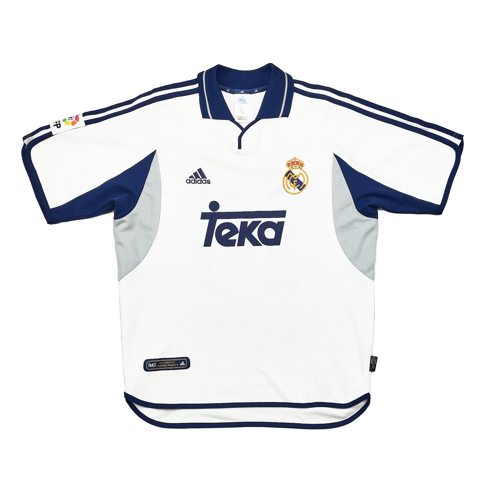 Buy 2000/01 REAL MADRID FIGO 10 HOME SHIRT (M) ADIDAS ~ Free worldwide shipping available ~ Authentic Vintage Football Shirts from Cult Kits