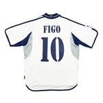 Buy 2000/01 REAL MADRID FIGO 10 HOME SHIRT (M) ADIDAS ~ Free worldwide shipping available ~ Authentic Vintage Football Shirts from Cult Kits