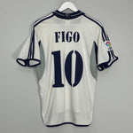 Shop 2000/01 REAL MADRID FIGO #10 HOME SHIRT (S) ADIDAS, classic football shirts, vintage football shirts & retro soccer jerseys at Cult Kits