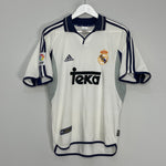 Shop 2000/01 REAL MADRID FIGO #10 HOME SHIRT (S) ADIDAS, classic football shirts, vintage football shirts & retro soccer jerseys at Cult Kits