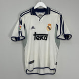 Shop 2000/01 REAL MADRID FIGO #10 HOME SHIRT (S) ADIDAS, classic football shirts, vintage football shirts & retro soccer jerseys at Cult Kits