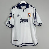 Shop 2000/01 REAL MADRID FIGO #10 HOME SHIRT (XL) ADIDAS, classic football shirts, vintage football shirts & retro soccer jerseys at Cult Kits