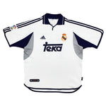 Buy 2000/01 Real Madrid Figo 10 Home Shirt (XL) Adidas ~ Free worldwide shipping ~ Authentic Vintage Football Shirts from Cult Kits