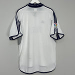 Shop 2000/01 REAL MADRID HOME SHIRT (L) ADIDAS, classic football shirts, vintage football shirts & retro soccer jerseys at Cult Kits