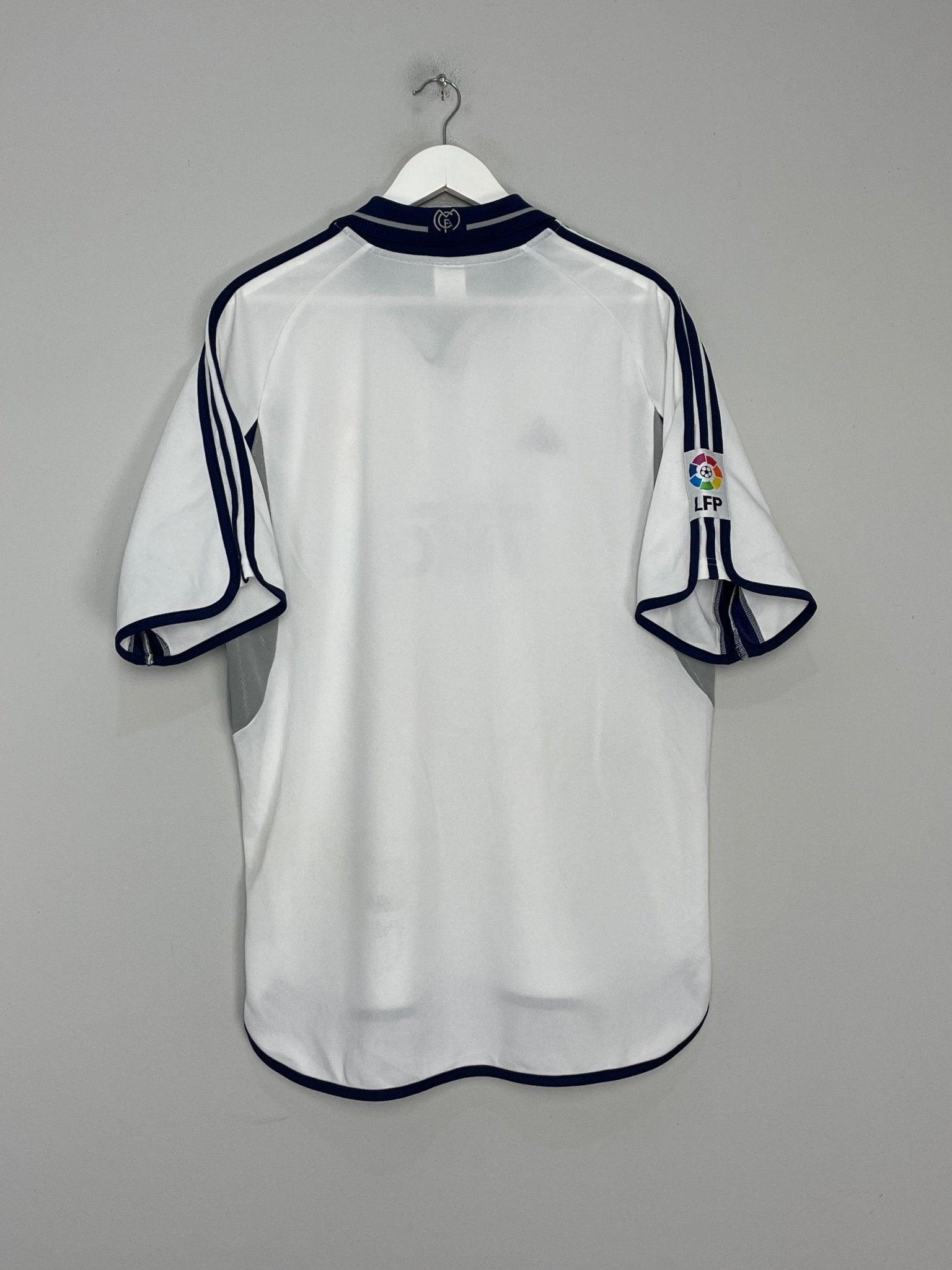 Shop 2000/01 REAL MADRID HOME SHIRT (L) ADIDAS, classic football shirts, vintage football shirts & retro soccer jerseys at Cult Kits