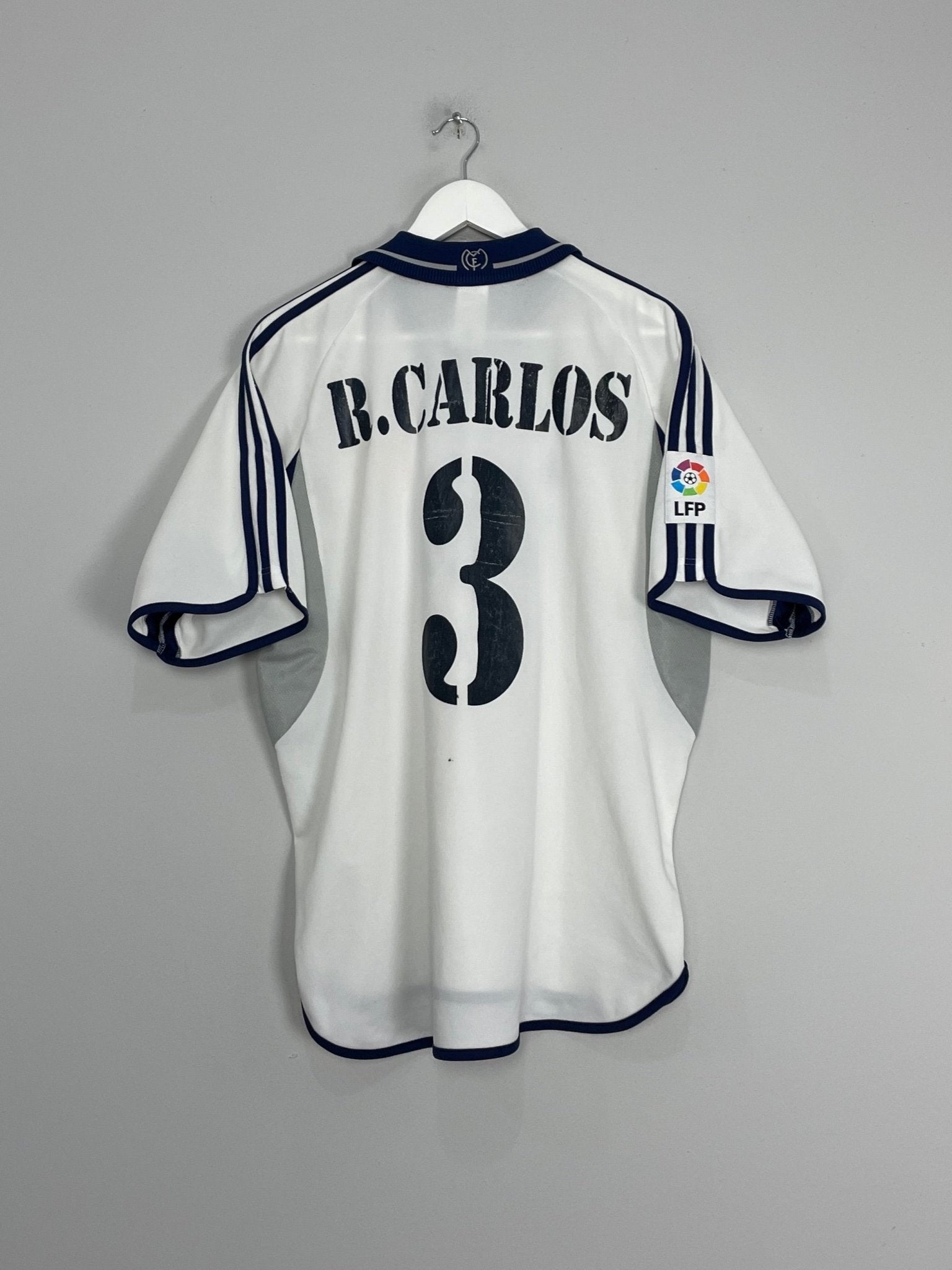 2000/01 REAL MADRID R.CARLOS #3 HOME SHIRT (L) ADIDAS – Cult Kits