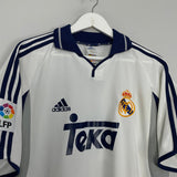 Shop 2000/01 REAL MADRID R.CARLOS #3 HOME SHIRT (L) ADIDAS, classic football shirts, vintage football shirts & retro soccer jerseys at Cult Kits