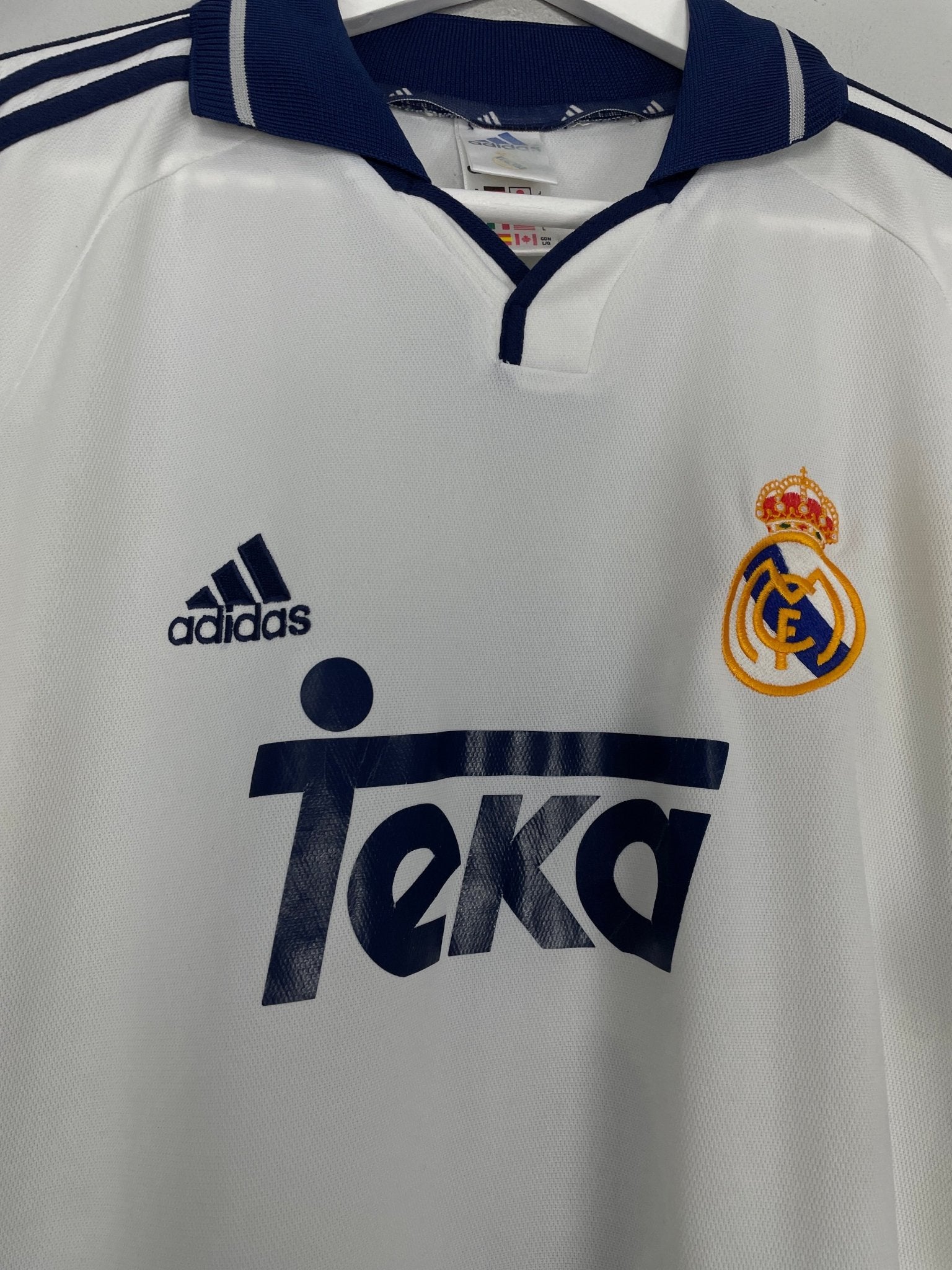 2000/01 REAL MADRID R.CARLOS #3 HOME SHIRT (L) ADIDAS – Cult Kits