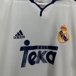 Shop 2000/01 REAL MADRID R.CARLOS #3 HOME SHIRT (L) ADIDAS, classic football shirts, vintage football shirts & retro soccer jerseys at Cult Kits