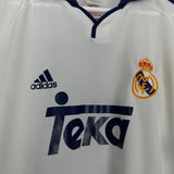 Shop 2000/01 REAL MADRID R.CARLOS #3 HOME SHIRT (L) ADIDAS, classic football shirts, vintage football shirts & retro soccer jerseys at Cult Kits
