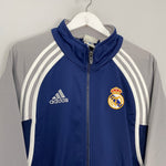 Shop 2000/01 REAL MADRID TRACK JACKET (M) ADIDAS, classic football shirts, vintage football shirts & retro soccer jerseys at Cult Kits