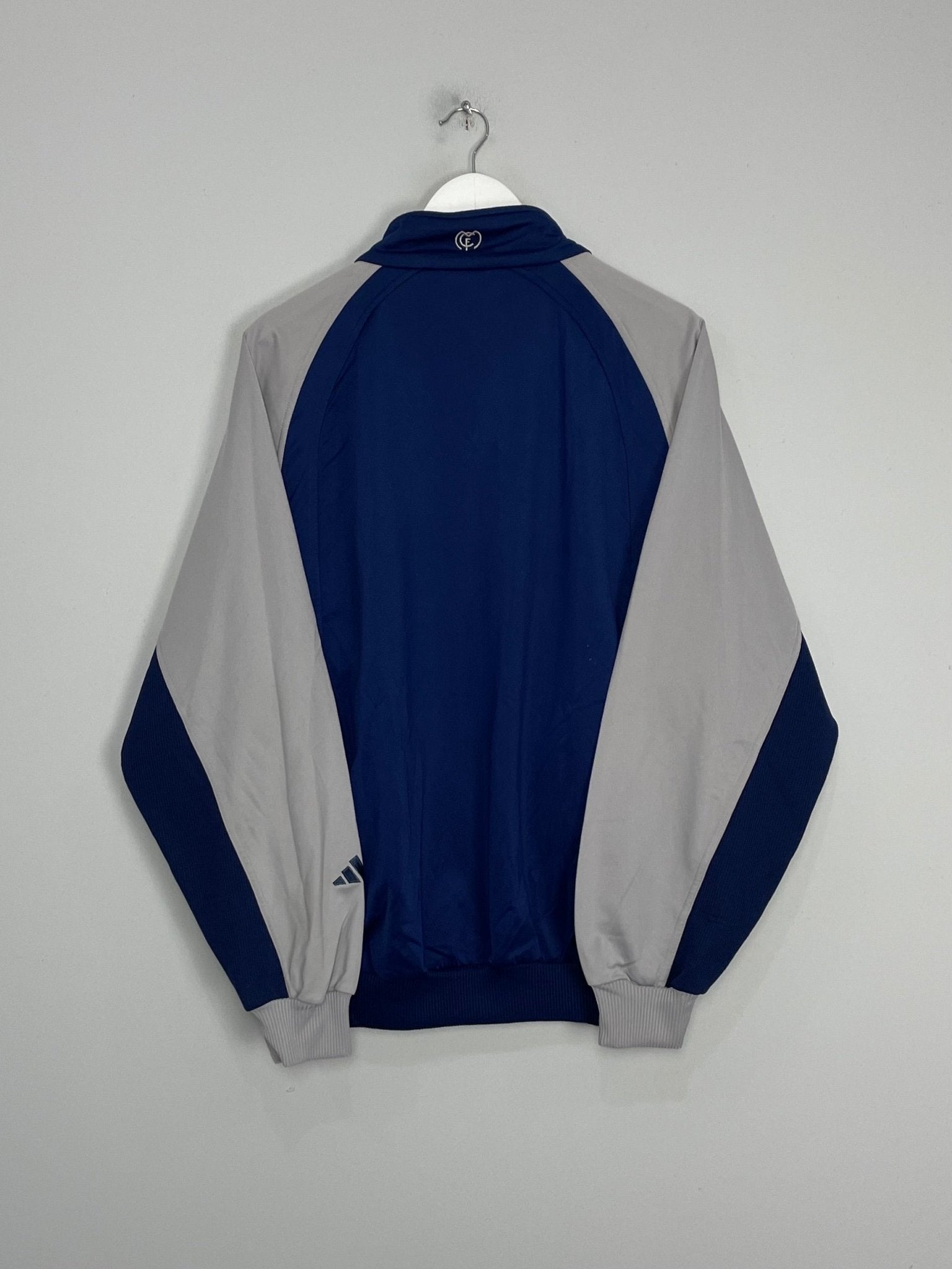 Shop 2000/01 REAL MADRID TRACK JACKET (M) ADIDAS, classic football shirts, vintage football shirts & retro soccer jerseys at Cult Kits