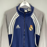 2000/01 REAL MADRID TRACKSUIT TOP (M) ADIDAS - Cult Kits - Medium - Buy Vintage Football Shirts, Authentic Retro Football Shirts For Sale, Classic Football Shirts & Soccer Jersey