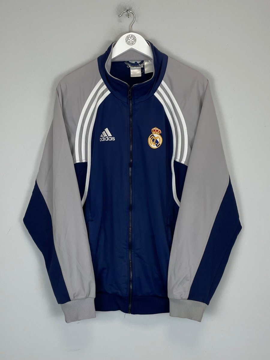 2000/01 REAL MADRID TRACKSUIT TOP (M) ADIDAS - Cult Kits - Medium - Buy Vintage Football Shirts, Authentic Retro Football Shirts For Sale, Classic Football Shirts & Soccer Jersey