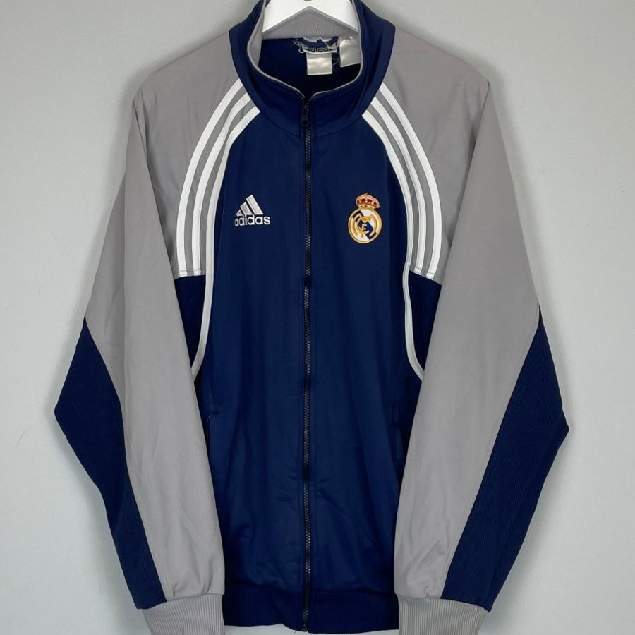 2000/01 REAL MADRID TRACKSUIT TOP (M) ADIDAS - Cult Kits - Medium - Buy Vintage Football Shirts, Authentic Retro Football Shirts For Sale, Classic Football Shirts & Soccer Jersey