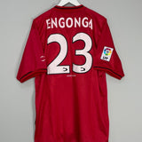 Shop 2000/01 REAL MALLORCA ENGONGA #23 *SIGNED* HOME SHIRT (XXL) JOHN SMITH, classic football shirts, vintage football shirts & retro soccer jerseys at Cult Kits