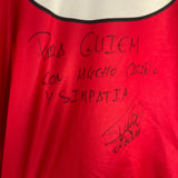 Shop 2000/01 REAL MALLORCA ENGONGA #23 *SIGNED* HOME SHIRT (XXL) JOHN SMITH, classic football shirts, vintage football shirts & retro soccer jerseys at Cult Kits