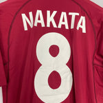 Shop 2000/01 ROMA NAKATA #8 *BNWT* HOME SHIRT (XL) KAPPA, classic football shirts, vintage football shirts & retro soccer jerseys at Cult Kits