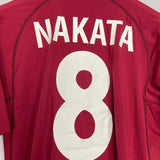 Shop 2000/01 ROMA NAKATA #8 *BNWT* HOME SHIRT (XL) KAPPA, classic football shirts, vintage football shirts & retro soccer jerseys at Cult Kits