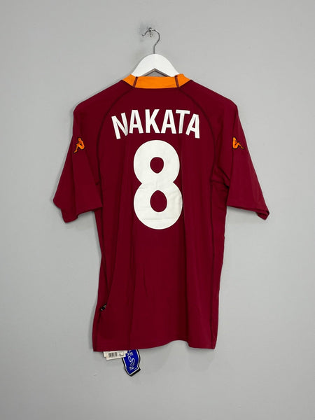 2000/01 ROMA NAKATA #8 *BNWT* HOME SHIRT (XL) KAPPA – Cult Kits