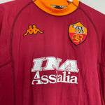 Shop 2000/01 ROMA NAKATA #8 *BNWT* HOME SHIRT (XL) KAPPA, classic football shirts, vintage football shirts & retro soccer jerseys at Cult Kits