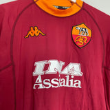 Shop 2000/01 ROMA NAKATA #8 *BNWT* HOME SHIRT (XL) KAPPA, classic football shirts, vintage football shirts & retro soccer jerseys at Cult Kits