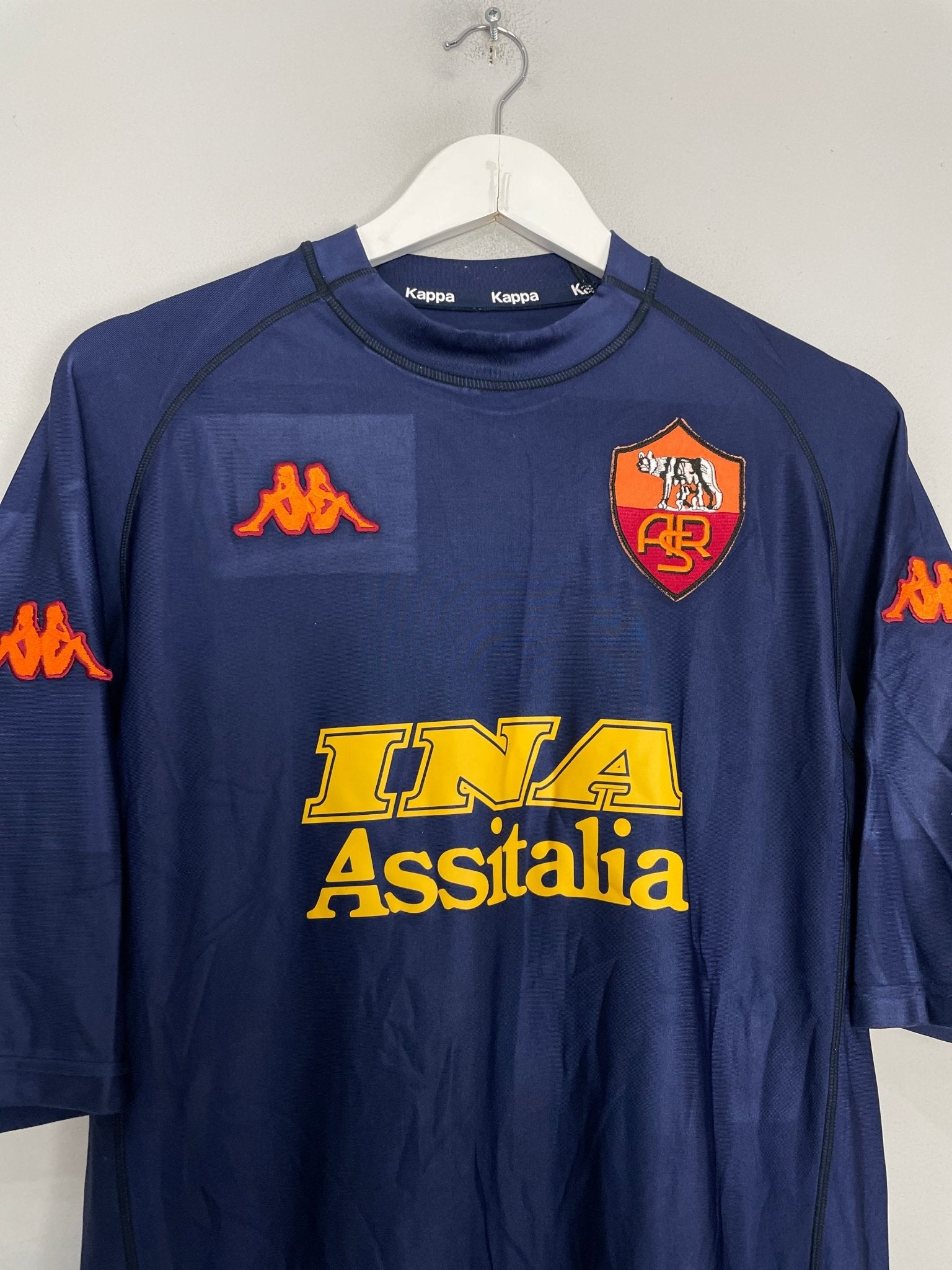 Shop 2000/01 ROMA TOTTI #10 THIRD SHIRT (XL) KAPPA, classic football shirts, vintage football shirts & retro soccer jerseys at Cult Kits