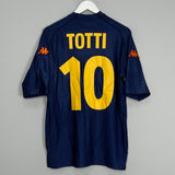 Shop 2000/01 ROMA TOTTI #10 THIRD SHIRT (XL) KAPPA, classic football shirts, vintage football shirts & retro soccer jerseys at Cult Kits