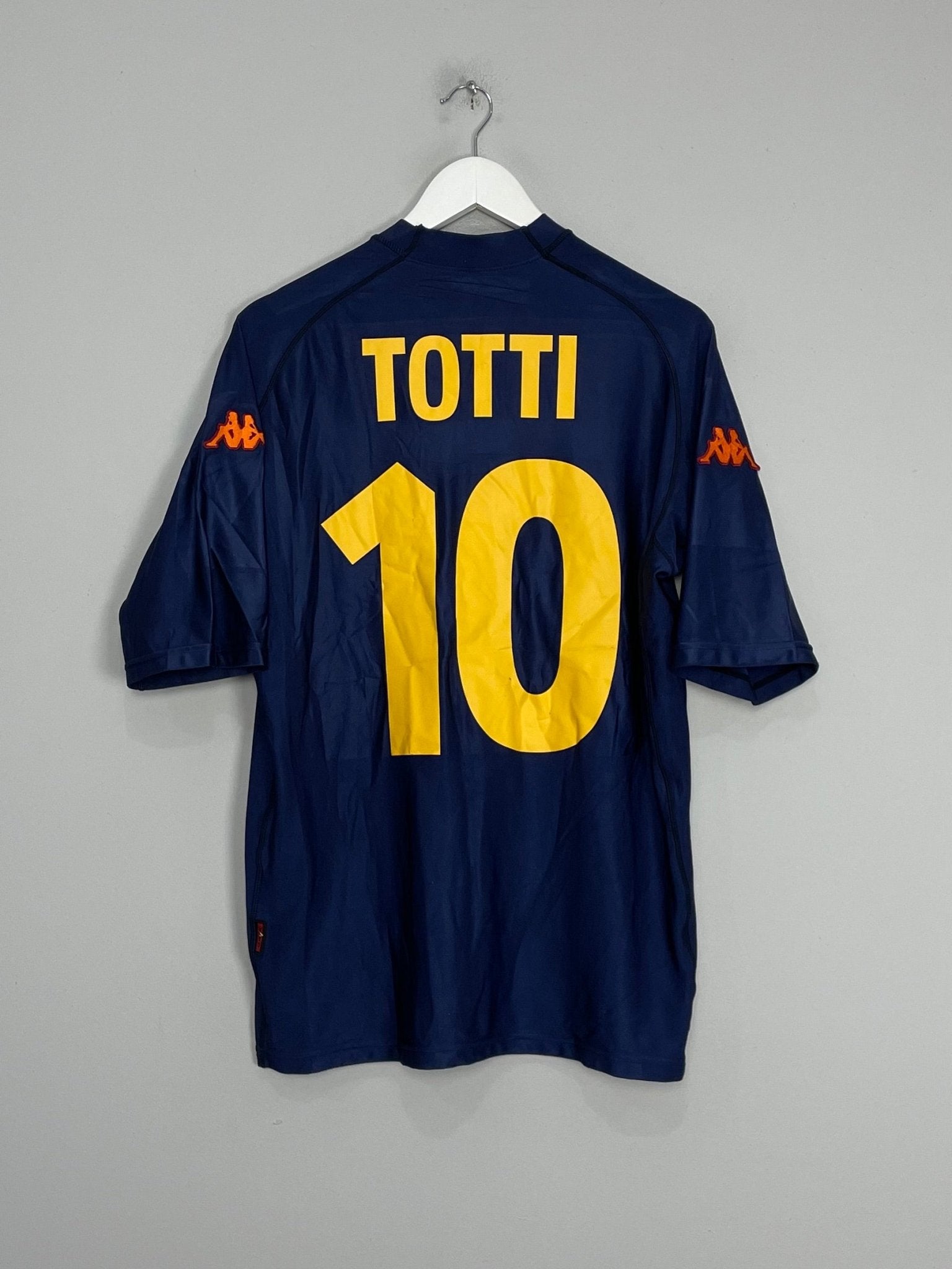Shop 2000/01 ROMA TOTTI #10 THIRD SHIRT (XL) KAPPA, classic football shirts, vintage football shirts & retro soccer jerseys at Cult Kits