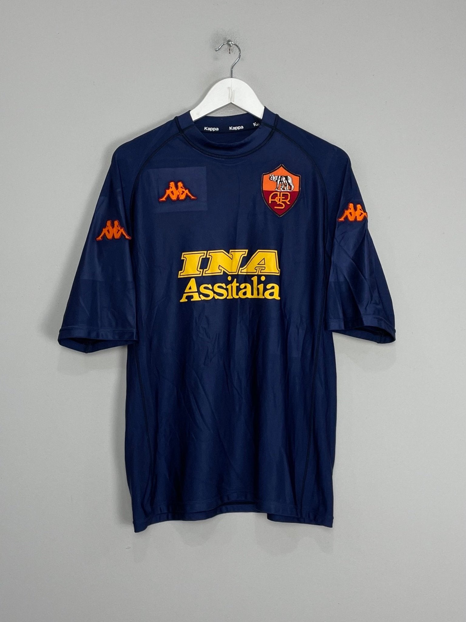 Shop 2000/01 ROMA TOTTI #10 THIRD SHIRT (XL) KAPPA, classic football shirts, vintage football shirts & retro soccer jerseys at Cult Kits