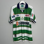 Shop 2000/01 SANTOS LAGUNA HOME SHIRT (L) CORONA SPORT, classic football shirts, vintage football shirts & retro soccer jerseys at Cult Kits
