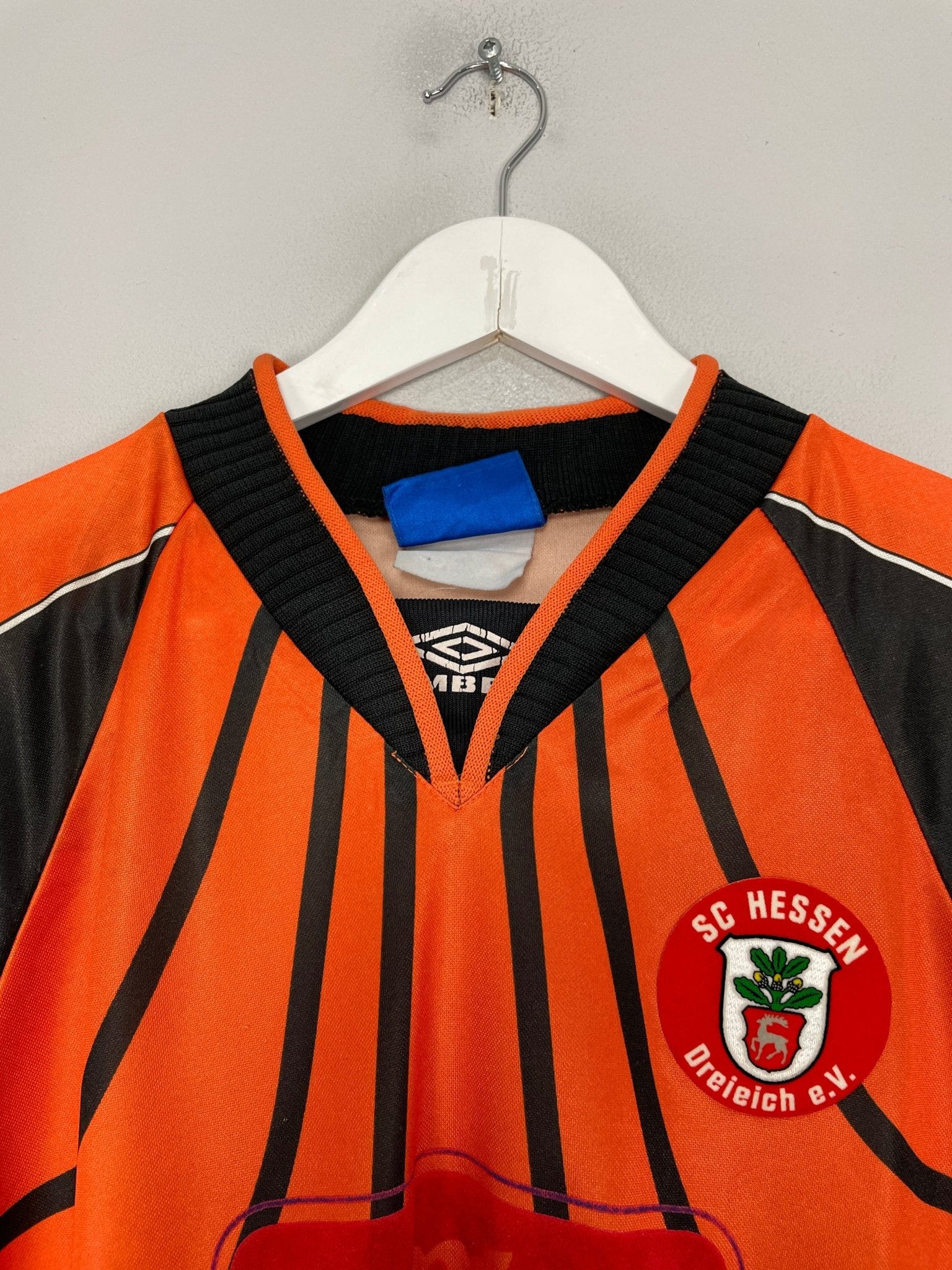 Shop 2000/01 SC HESSEN #1 GK SHIRT (S) UMBRO, classic football shirts, vintage football shirts & retro soccer jerseys at Cult Kits