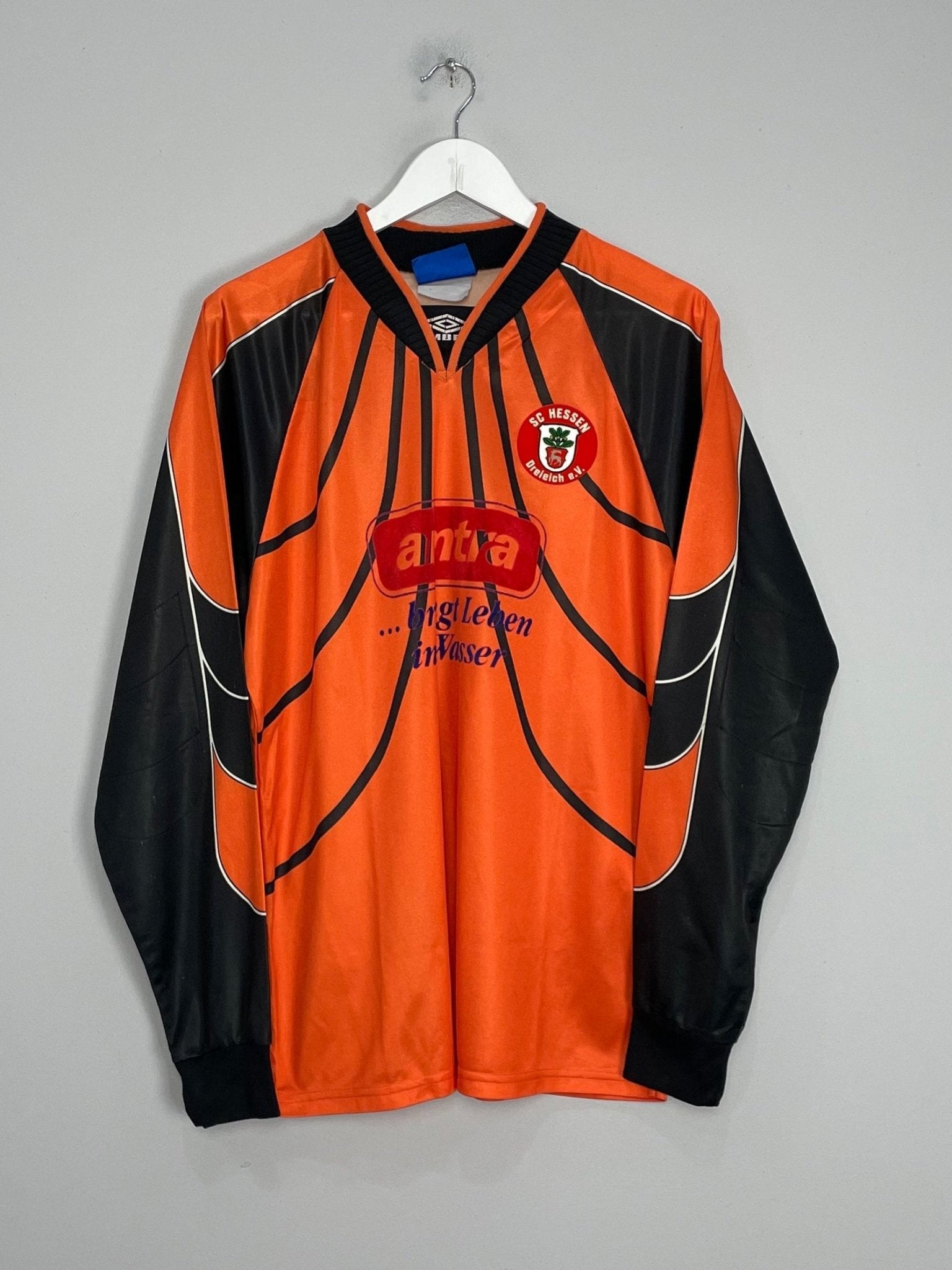 Shop 2000/01 SC HESSEN #1 GK SHIRT (S) UMBRO, classic football shirts, vintage football shirts & retro soccer jerseys at Cult Kits