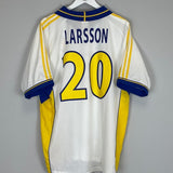 2000/01 SWEDEN LARSSON 7 AWAY SHIRT (XL) ADIDAS - Cult Kits - XL - Buy Vintage Football Shirts, Authentic Retro Football Shirts For Sale, Classic Football Shirts & Soccer Jersey