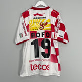 Shop 2000/01 TECOS FC BOFO #19 HOME SHIRT (L) EESCORD, classic football shirts, vintage football shirts & retro soccer jerseys at Cult Kits