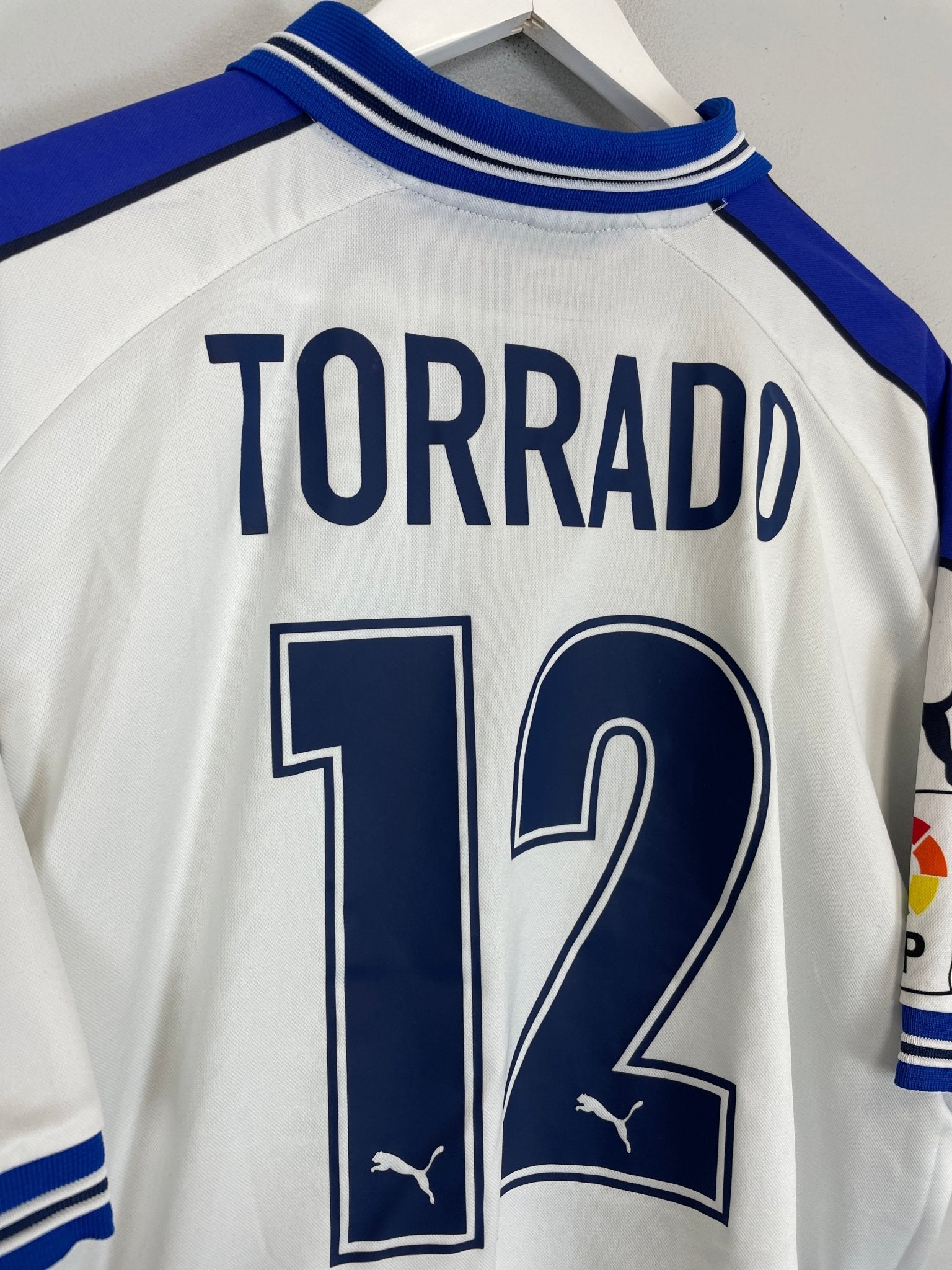 Shop 2000/01 TENERIFE TORRADO #12 HOME SHIRT (XL) PUMA, classic football shirts, vintage football shirts & retro soccer jerseys at Cult Kits