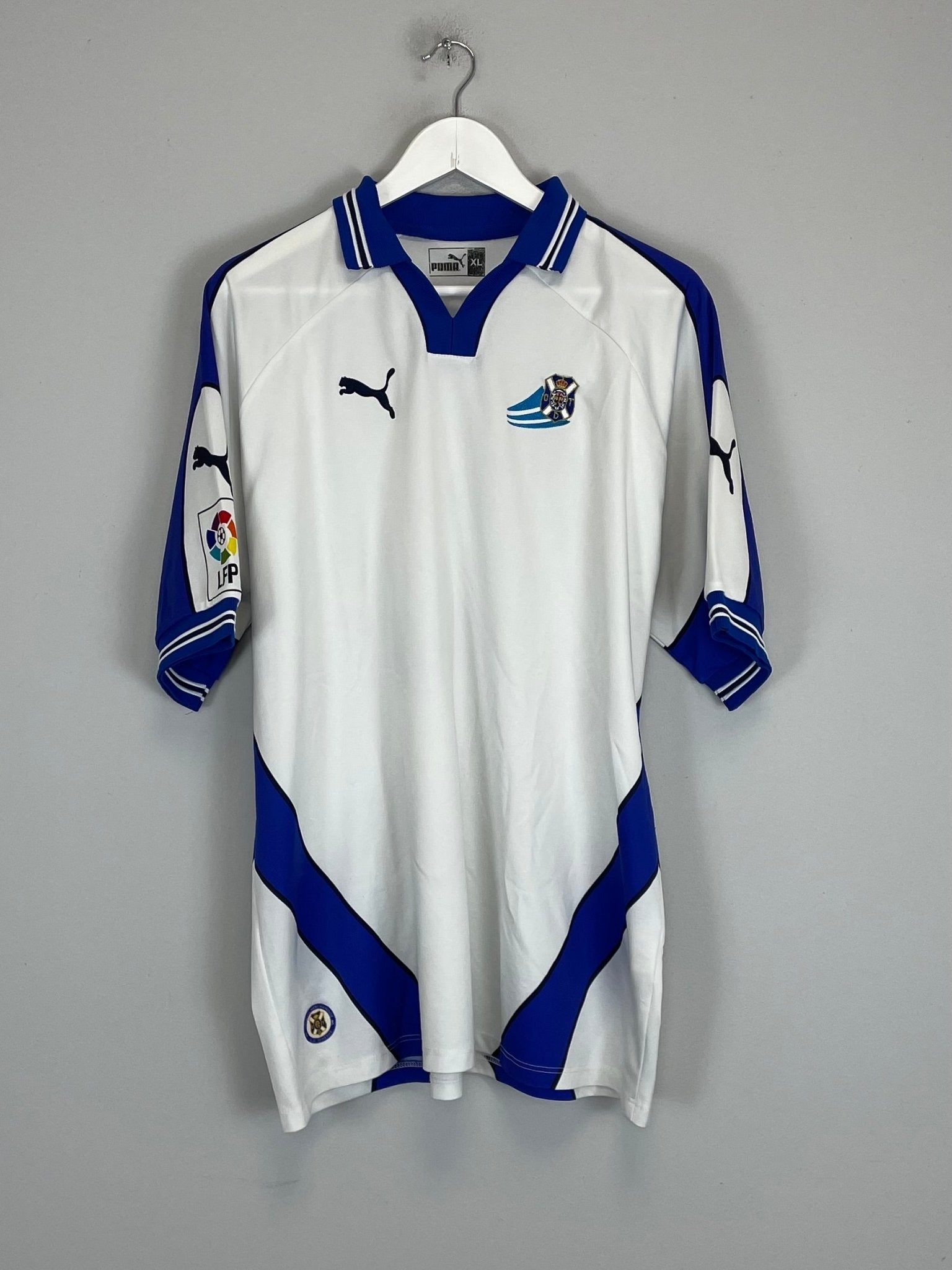 Shop 2000/01 TENERIFE TORRADO #12 HOME SHIRT (XL) PUMA, classic football shirts, vintage football shirts & retro soccer jerseys at Cult Kits