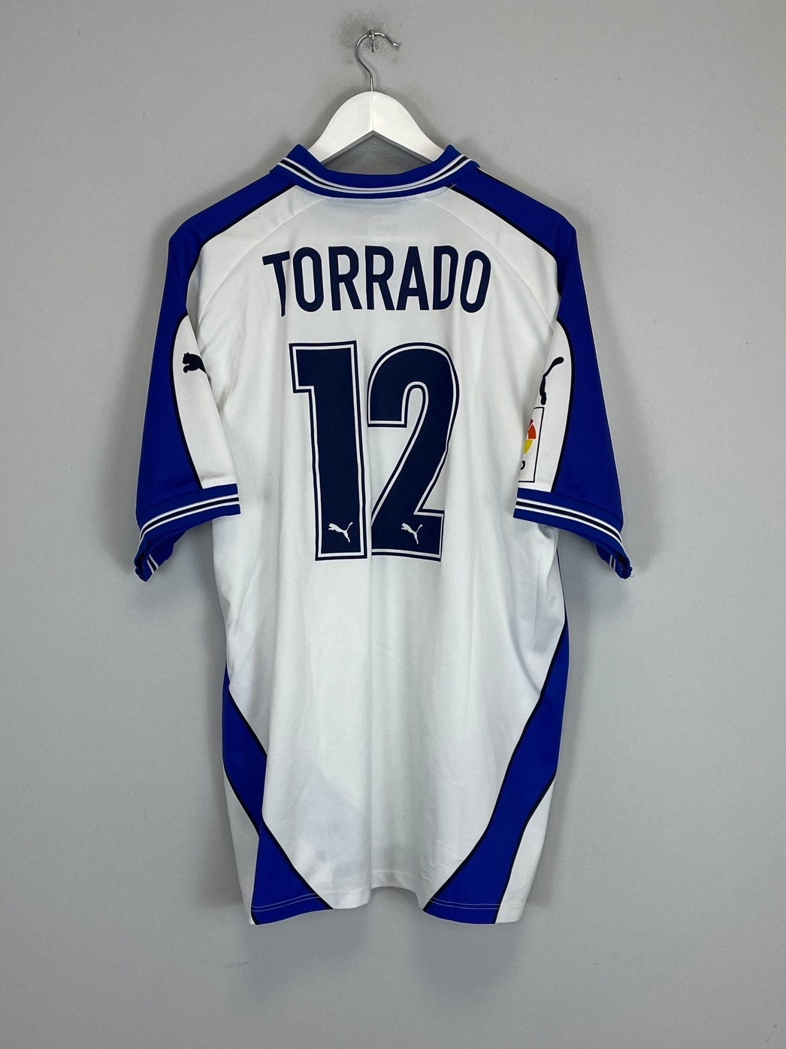 Shop 2000/01 TENERIFE TORRADO #12 HOME SHIRT (XL) PUMA, classic football shirts, vintage football shirts & retro soccer jerseys at Cult Kits
