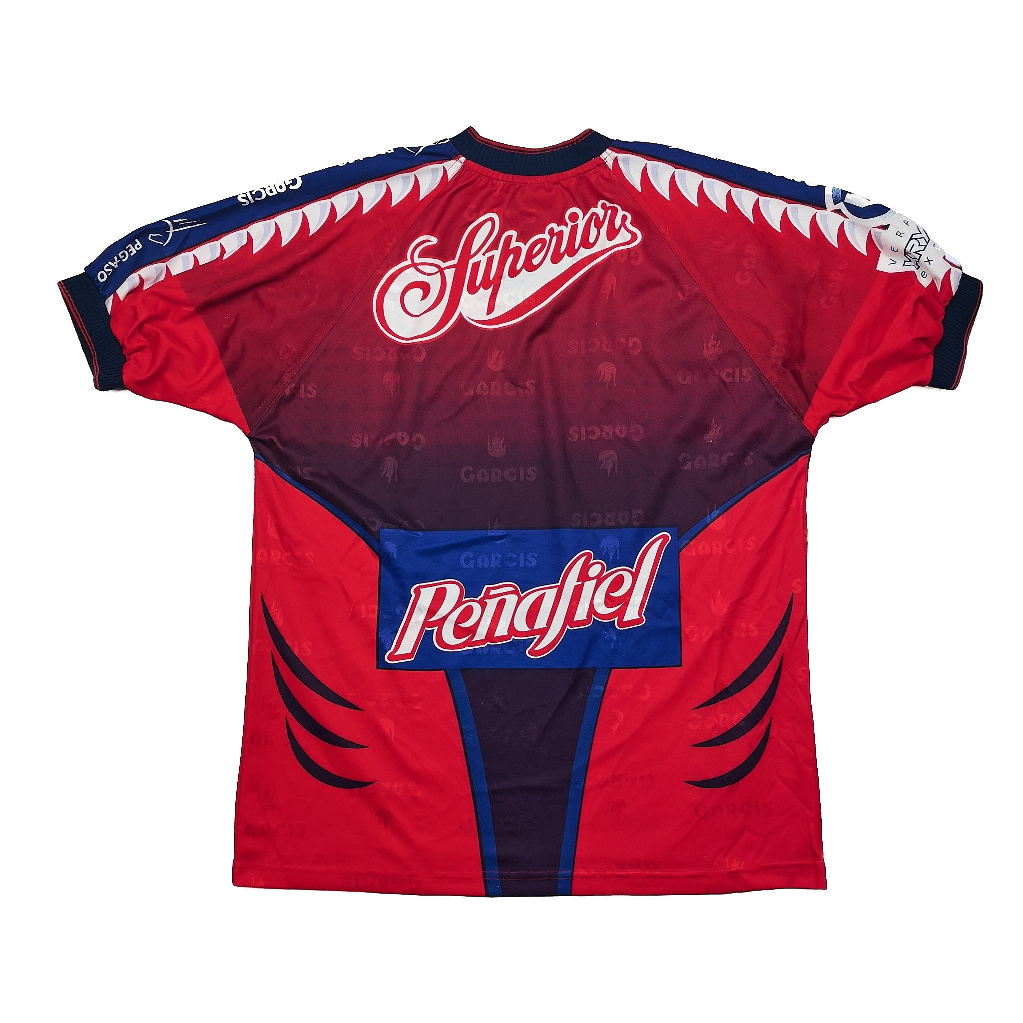 Buy 2000/01 Tiburones Veracruz Home Shirt (M) Garcis ~ Free worldwide shipping available ~ Authentic Vintage Football Shirts from Cult Kits