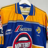 Shop 2000/01 TIGRES HOME SHIRT (S) ATLETICA, classic football shirts, vintage football shirts & retro soccer jerseys at Cult Kits