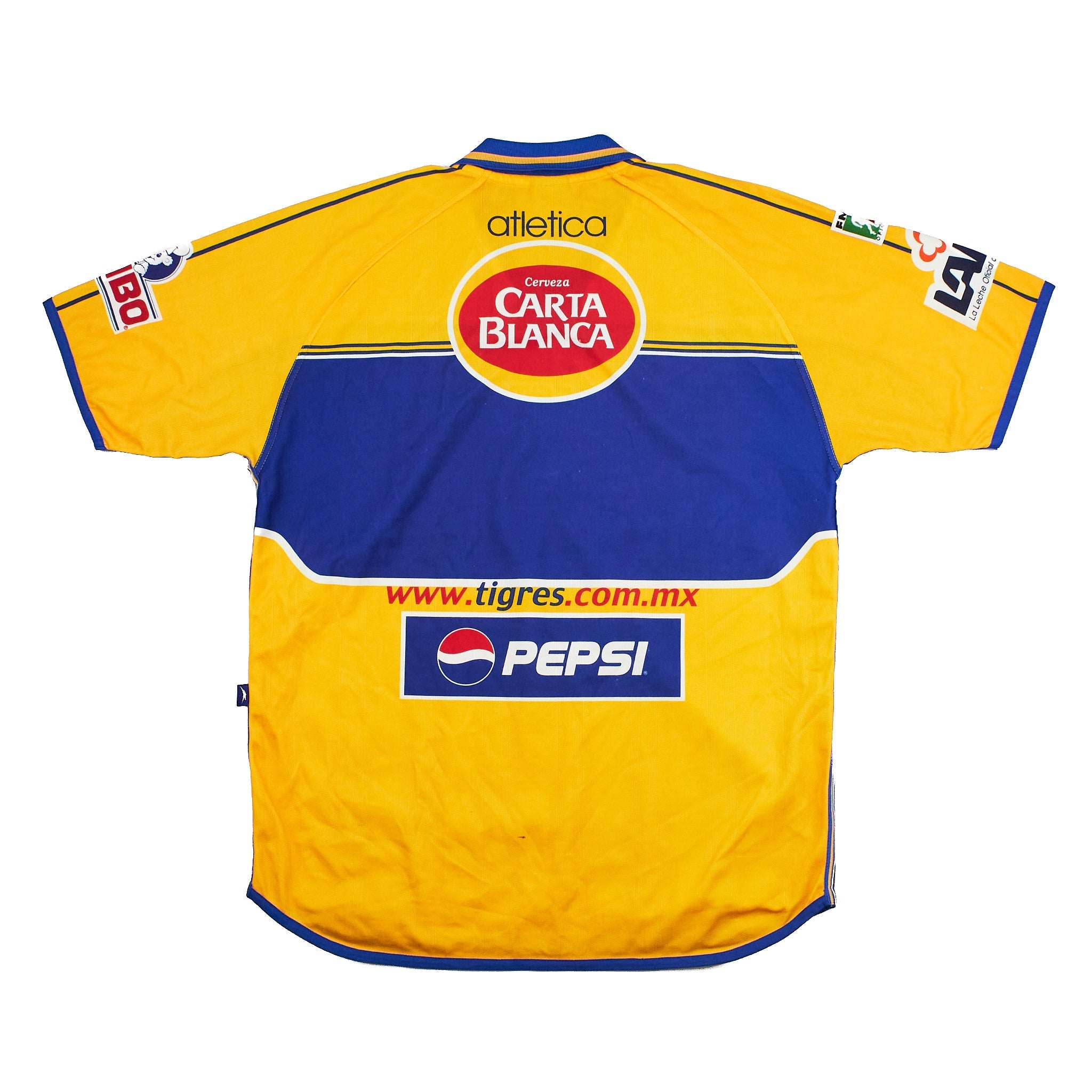 2000 Tigres Atletica football shirt - view 2 - Cult Kits