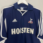 Shop 2000/01 TOTTENHAM REBROV #11 AWAY SHIRT (XL) ADIDAS, classic football shirts, vintage football shirts & retro soccer jerseys at Cult Kits