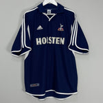 Shop 2000/01 TOTTENHAM REBROV #11 AWAY SHIRT (XL) ADIDAS, classic football shirts, vintage football shirts & retro soccer jerseys at Cult Kits