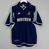 Shop 2000/01 TOTTENHAM REBROV #11 AWAY SHIRT (XL) ADIDAS, classic football shirts, vintage football shirts & retro soccer jerseys at Cult Kits